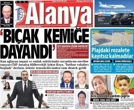 Emlak sektöründeki sorunlar meclise taşındı..
